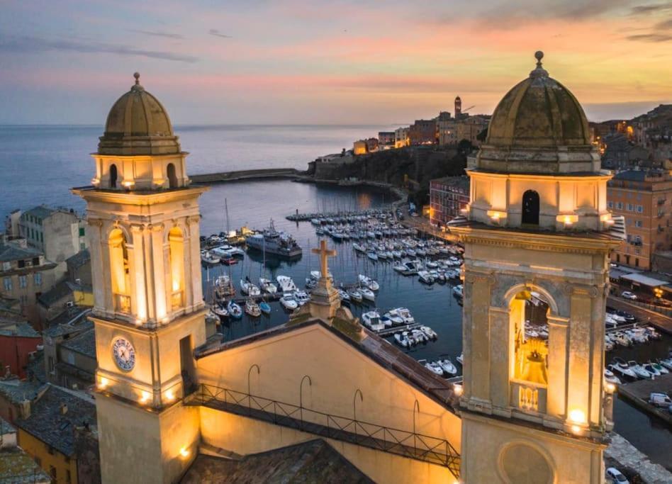 Charmant Studio Climatise Avec Parking, Au Coeur De Pietranera, Plage A 500M, Bastia A 2Km Ville-di-Pietrabugno Екстер'єр фото