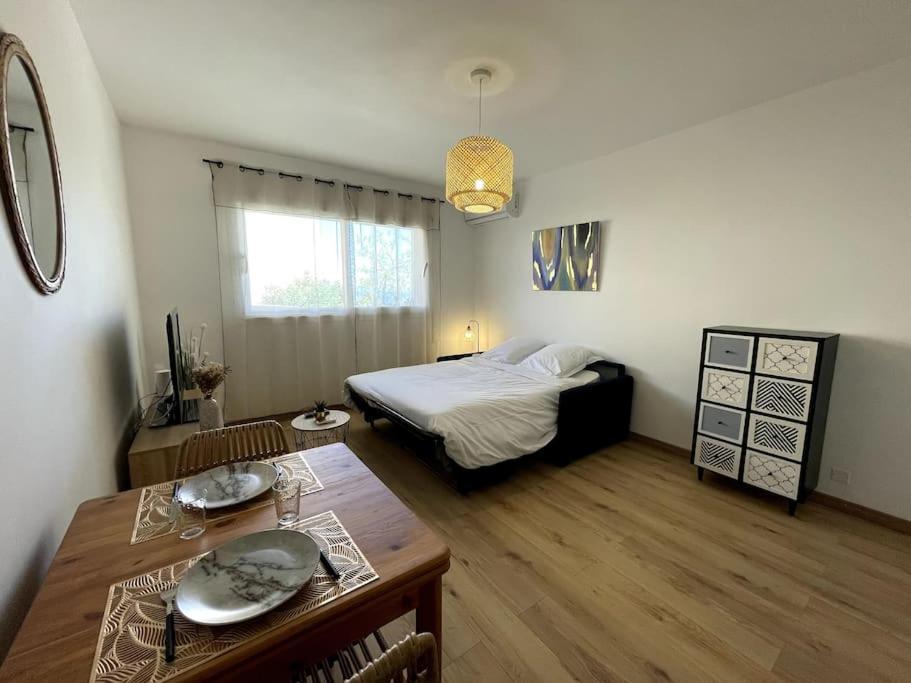 Charmant Studio Climatise Avec Parking, Au Coeur De Pietranera, Plage A 500M, Bastia A 2Km Ville-di-Pietrabugno Екстер'єр фото