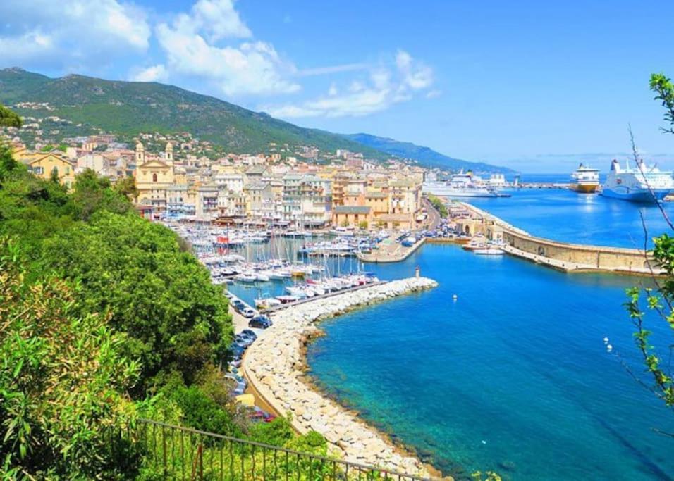 Charmant Studio Climatise Avec Parking, Au Coeur De Pietranera, Plage A 500M, Bastia A 2Km Ville-di-Pietrabugno Екстер'єр фото